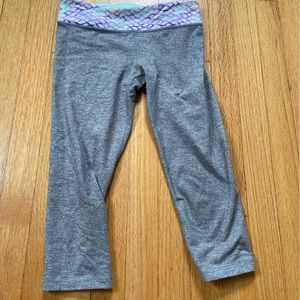 Lululemon- Ivviva gray reversible leggings